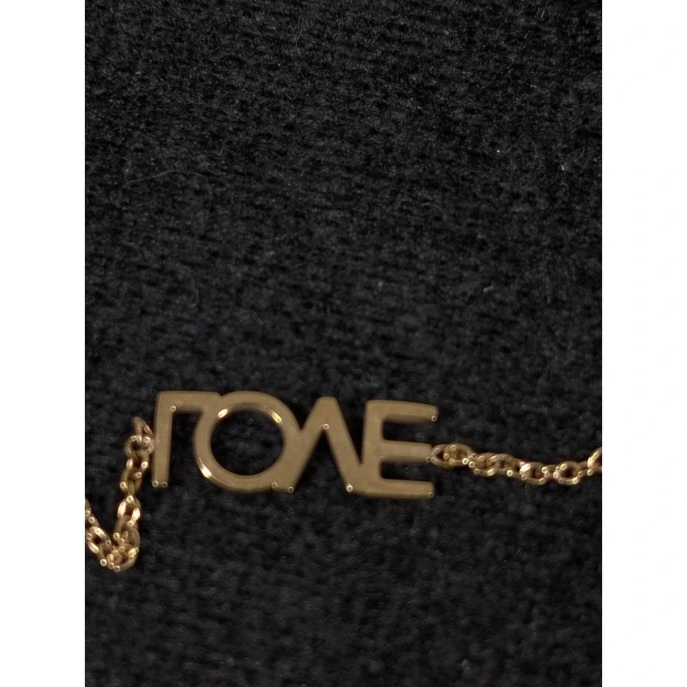 Maya Brenner Love Bracelet Gold Tone‎ Dainty 7.5 inches